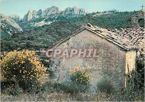 Cartes postales moderne Les Belles Images de Provence Vieilles Chapelle avec au lointain les dentelles de Montmirail