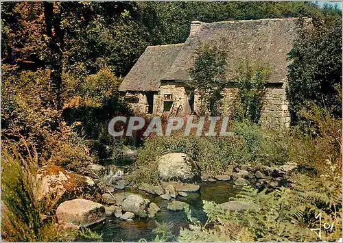 Cartes postales moderne La Bretagne en Couleurs Vieille Chaumiere Brelonne sur les bords de l'Elle
