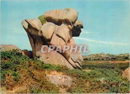 Cartes postales moderne Ploumanac'h en Perros Guirec (Cotes du Nord) Le Belier En Bretagne La Cote de Granit Couleurs et