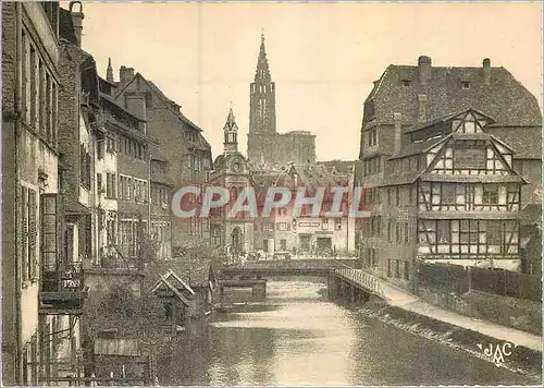 Moderne Karte Les Vieux Strasbourg La Petite France