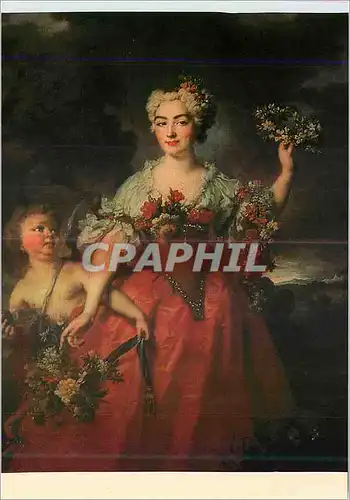 Cartes postales moderne Musee Granet Aix en Provence Nicolas de Largilliere (1656 1746) Portrait de Madame de Gueidan en