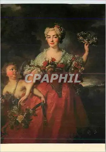 Moderne Karte Musee Granet Aix en Provence Nicolas de Largilliere (1656 1746) Portrait de Madame de Gueidan en