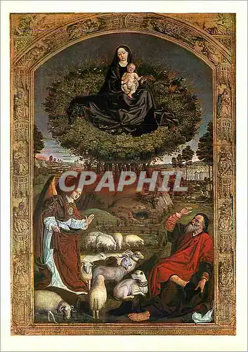 Cartes postales moderne Aix en Provence (B du R) Cathedrale Saint Sauveur Ecole d'Avignon Nicolas Frament Triptyque du B