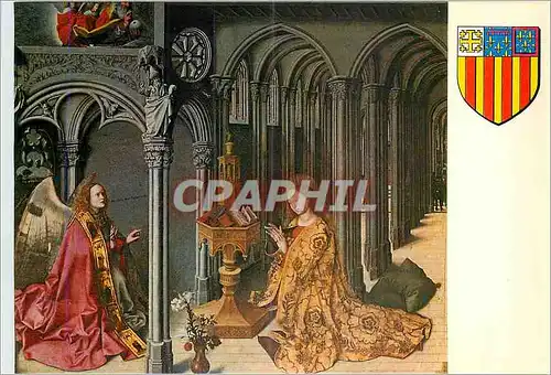 Cartes postales moderne Aix en Provence Eglise Saint Marie Madeleine Partie Centrale du Triptyque de l'Annonciation(Xve
