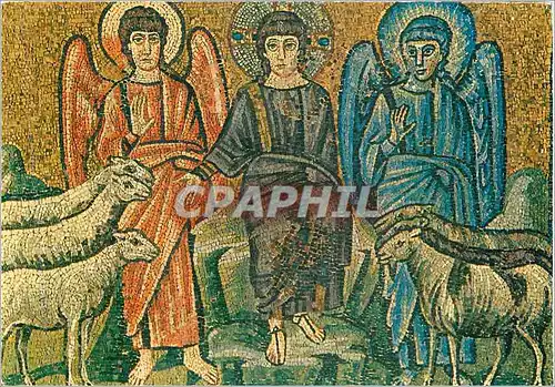 Moderne Karte Ravenna Basilique de S Apollinaire Nouveau (VI siecle) Jesus separe les brebis des Boucs
