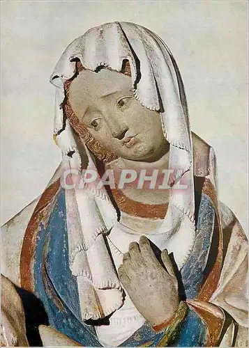 Cartes postales moderne Salzburger Meister Um 1400 Marin Vom Vesperbild aus Kloster Scon Baycrisches Nationalmuscum Munc