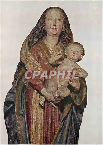 Cartes postales moderne Gregor Erhart (gest vor 1540) Muttergottes um 1500 Bayerisches Nationalmuscum Munchen