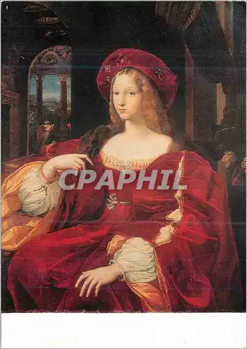 Cartes postales moderne Paris Musee du Louvre Jules Romain (1499 1546) Portrait de Jeanne d'Aragon