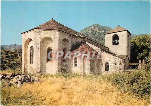 Moderne Karte Eglise du Rozier Fleurant encore l'encens et la cire d'abeilles la vieille eglise offre une spir