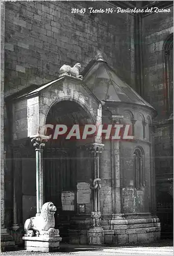 Cartes postales moderne Trento 194 Particolare del Duomo