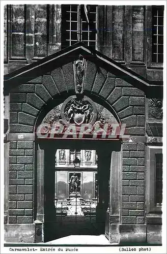 Cartes postales moderne Carnavalet Entree du Musee