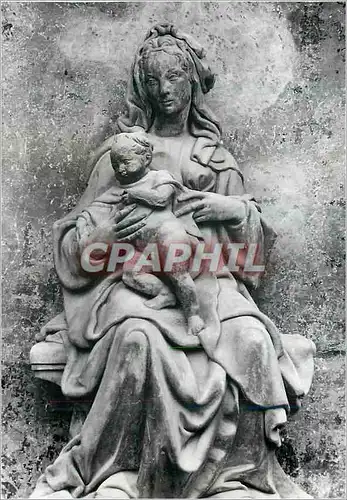 Cartes postales moderne Bologna Basilica Di S Petronio Porta Maggiore Madonna di jacapo Deila Quercia