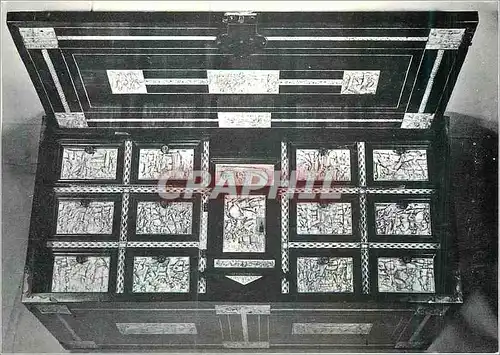 Cartes postales moderne Cabinet Ivoire Poirier Teinte et Ebene Italie XVIIeme siecle Musee Grobet Labadie Marseille