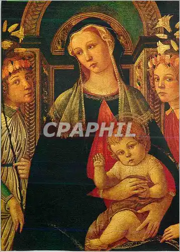 Cartes postales moderne La Vierge et l'Enfant Maria Gyermekevel Sandro Botticelli (1445 1510)