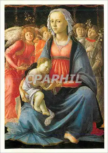 Cartes postales moderne Paris Musee du Louvre Alessandro Filipepi di Botticelli (v 1445 v 1510) La Vierge et l'Enfant en