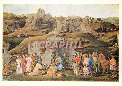 Cartes postales moderne National Gallery Lippi Filippino The Adoration of the Kings