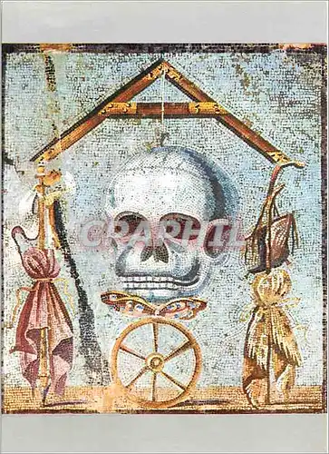 Cartes postales moderne Napoli Museo Nazionale Un Teschio interno