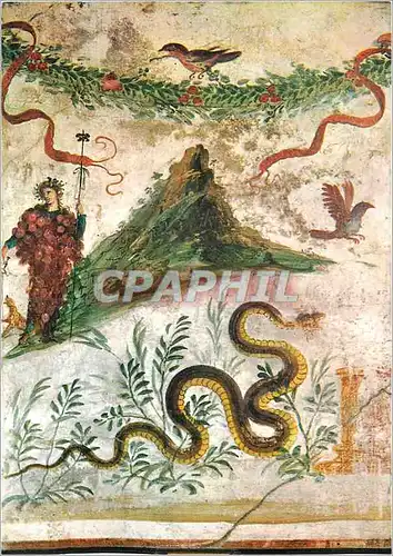 Cartes postales moderne Museo Nazionale di Napoli Bacchus et Vesuvio