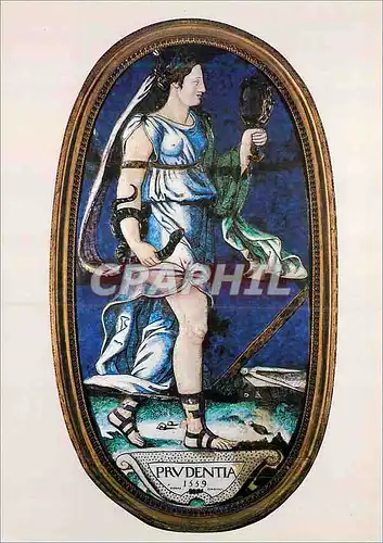 Cartes postales moderne Musee National de la Renaissance Chateau d'Ecouen (Val d'Oise) Pierre Courteys 1559 La Prudence