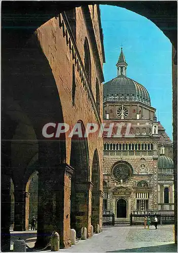 Cartes postales moderne Bergamo Palazzo della Regione et Chapelle Colleoni par G A Amadeo