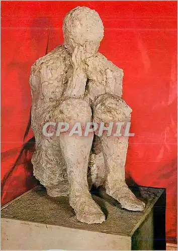 Moderne Karte Pompei Fouilles Moulage d'homme racroqueville