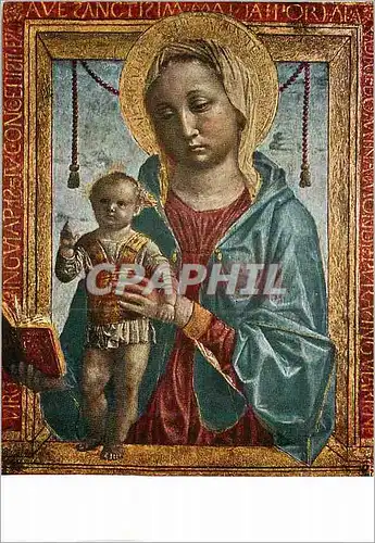 Moderne Karte Vincenzo Foppa Madonna col Figlio Milano Museo D'Arte Antica al Castelle Sforzesco