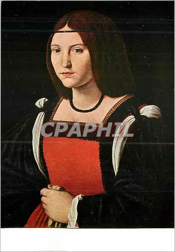 Cartes postales moderne Giovanni A Boltraffio Dama in veste rossa Milano Museo d'Arte Antica al Casello Sforzesco