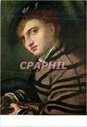 Cartes postales moderne Lorenzo Lotto Busto di giovinetto Milano Museo d'Arte Antica al Castello Sforzesco