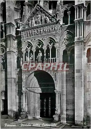 Cartes postales moderne Ferrara Portale della Cathdrale
