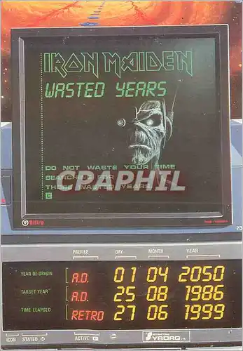 Cartes postales moderne Iron Maiden