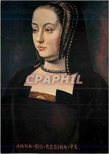 Moderne Karte Anne de Bretagne nee le 24 janvier 1476 elle fut mariee le 6 decembre 1491 au Chateau de Langeai