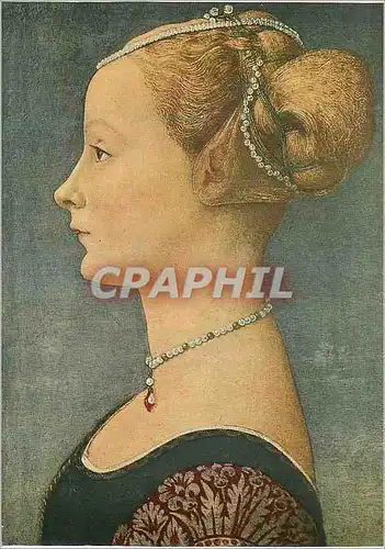 Cartes postales moderne Pietro FrancescIII di Benedetto dit Piero delle Francesca (Vers 1416 1492) Portrait de jeune fil