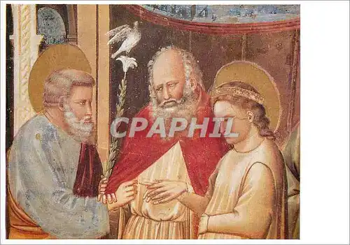 Ansichtskarte AK Giotto Cappella deglt Scrovegni Le sposalizio di Maria (particolare)