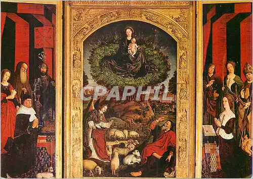 Cartes postales moderne Aix en Provence Cathedrale Saint Sauveur Triptyque du Buisson Ardent de Nicolas Froment (XVe sie