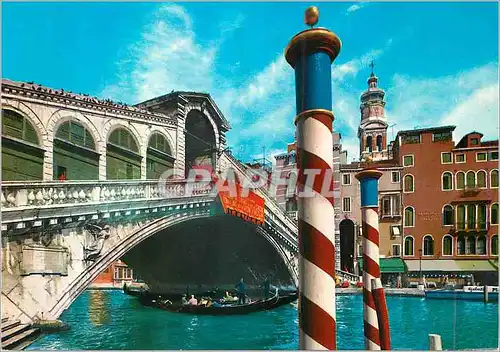 Moderne Karte Venezia Pont de Rialto