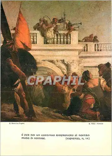 Cartes postales moderne Venezia Chiesa di S Polo Gian Domenico Tiepolo Via Crucis (1747)