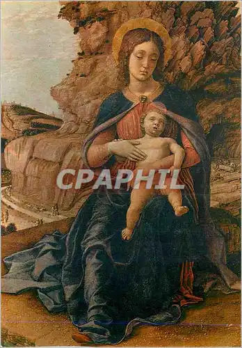 Moderne Karte Firenze Galleria Uffizi Mantegna La Vierge des Rochers