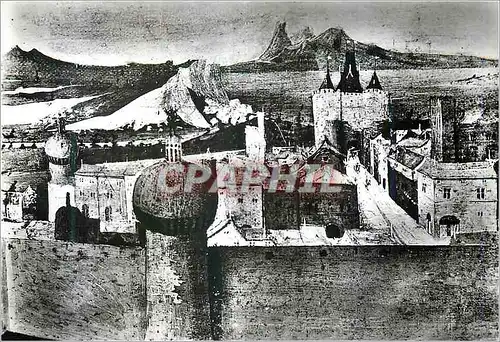 Cartes postales moderne Villeneuve les Avigno Gard (Musee) Enguerrand Charonton (XVe s) Le Couronnement de la Vierge (14