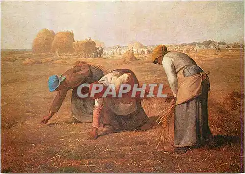 Moderne Karte Paris Musee du Louvre Jean Francois Millet (1814 1875) Les Glaneuses