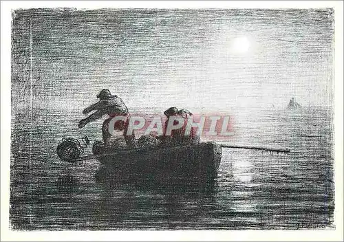 Moderne Karte Paris Musee du Louvre Jean Francois Millet (1814 1875) Les Pecheurs