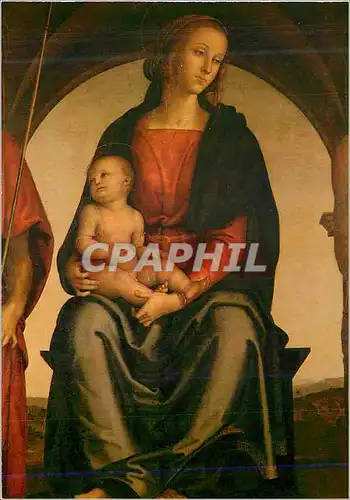Cartes postales moderne Firenze Galleria Uffizi Perugino La Vierge avec l'Enfant Jesus