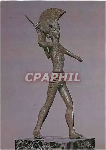 Cartes postales moderne Paris Musee du Louvre Departement des Antiquites Grecques et Romaines Guerrier brandissant sa la