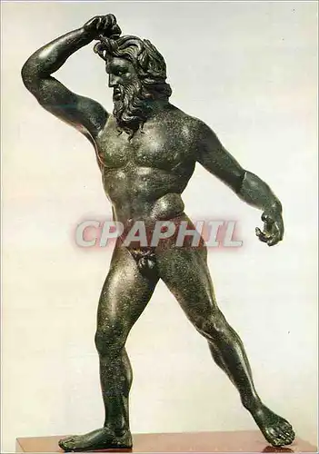 Cartes postales moderne Paris Musee du Louvre Departement des Antiquites Grecques et Romaines Poseidon brandissant le tr