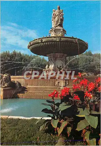 Cartes postales moderne Aix en Provence La Grande Fontaine sr la Rotonde (XIXe s)La Cite du Roy Rene