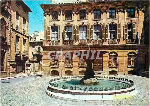 Cartes postales moderne Aix en Provence (B du R) Fontaine d'Albertas La capitale de la Provence