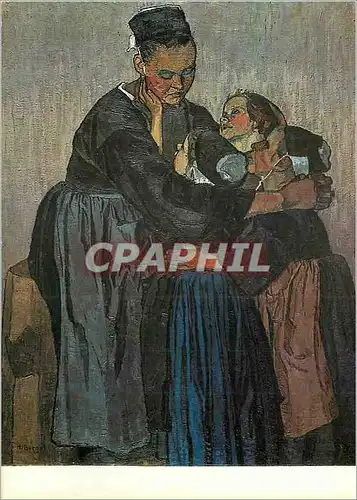 Cartes postales moderne Hans Berger (1882 1977) Maternite
