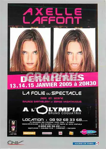 Cartes postales moderne Axelle Laffont Olympia