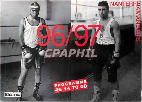 Cartes postales moderne Pub Nanterre Box Boxing Telerama