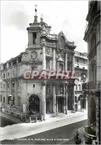 Cartes postales moderne Roma Chiesa Di S Carlino Alle 4 Fontane