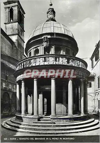 Moderne Karte Roma Tempietto del Bramante In S Pietro In Montorio